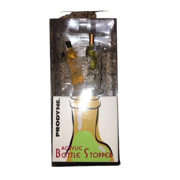 Prodyne Napa Wine Bucket Acrylic Mini Bottle Stopper - Picture 4 of 11